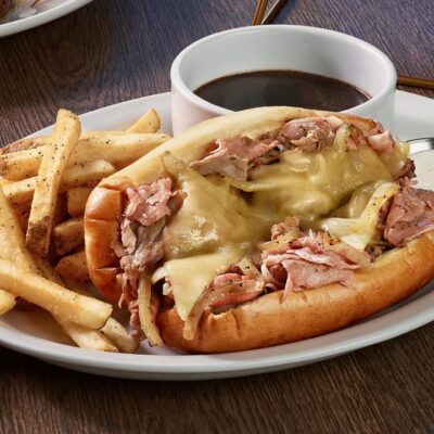 prime rib french dip at miller's ale house